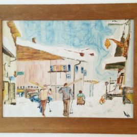 Unknown Artist – Framed Oil Painting – Lot # 217