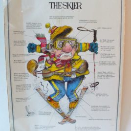 Gary Patterson “The Skier” – Poster Print – Lot # 263
