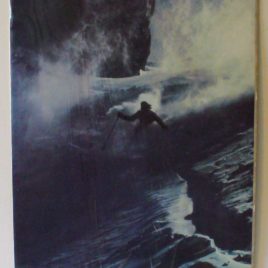 Skier in Powder – Ski Art Poster Print – Lot # 274