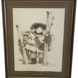 Gary Patterson “Snow People” – Framed Print – Lot # 289